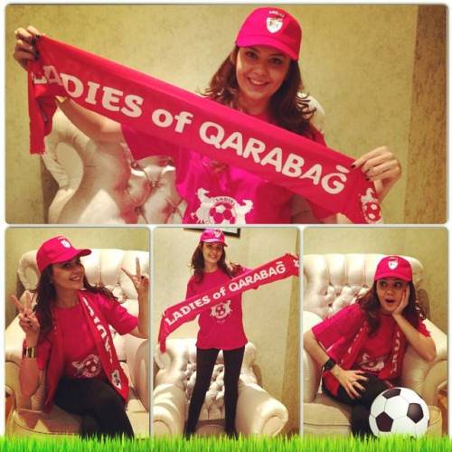 Oksanadan “Qarabağ”a dəstək - FOTO