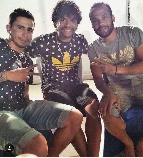 Reynaldo Braziliyanın məşhur futbolçusu ilə görüşdü - FOTOLAR 