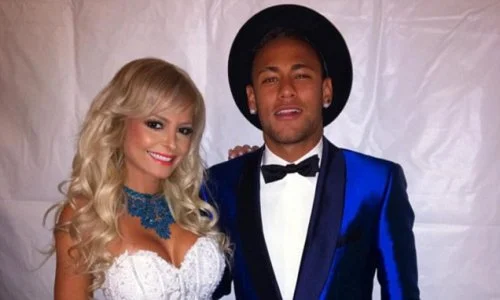 Neymar 2016-ya yeni sevgilisi ilə keçdi - FOTOLAR 