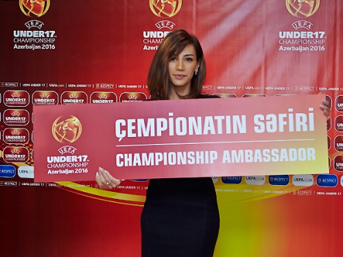 Röya Ayxan Avropa çempionatının səfiri oldu - FOTOLAR