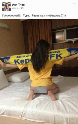 “Kəpəz”ə erotik dəstək - FOTO