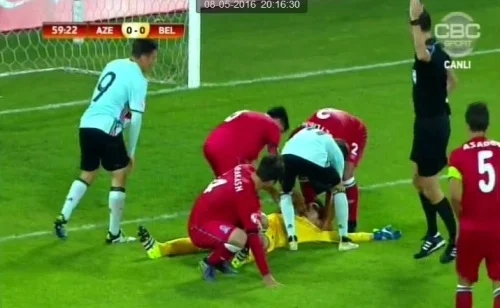 Azərbaycan millisinin qapıçısı ölümdən döndü - FOTO 