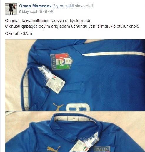 Referimiz uşağını sağaltmaq üçün formasını satır