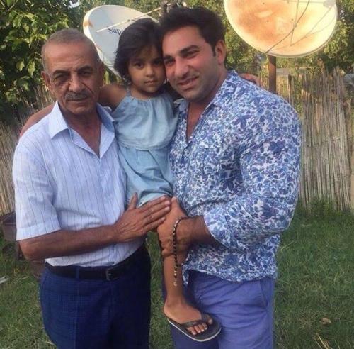 Azərbaycanlı idmançı, qayınatası və qızı - FOTO