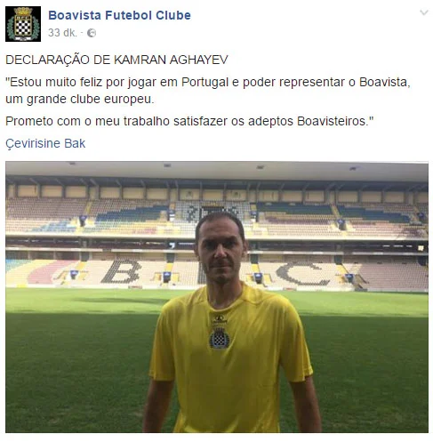 Kamran Ağayev rəsmən Portuqaliya klubunda - FOTO 