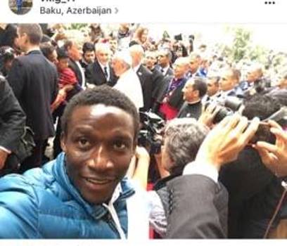 "Zirə"nin futbolçusu Roma Papasının görüşündə - FOTO
