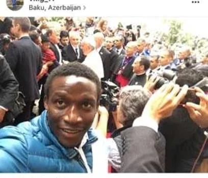 "Zirə"nin futbolçusu Roma Papasının görüşündə - FOTO 