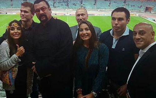 Prezidentin qızları millinin oyununda - FOTO