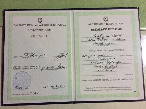 İkiqat paralimpiya çempionumuz məzun oldu - FOTO 