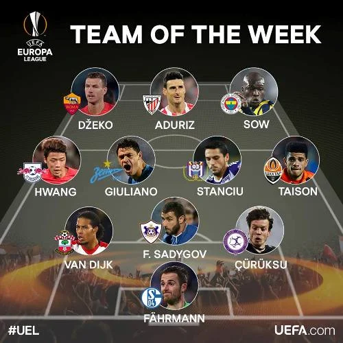Rəşad Sadıqov UEFA-nın rəmzi komandasında - FOTO 