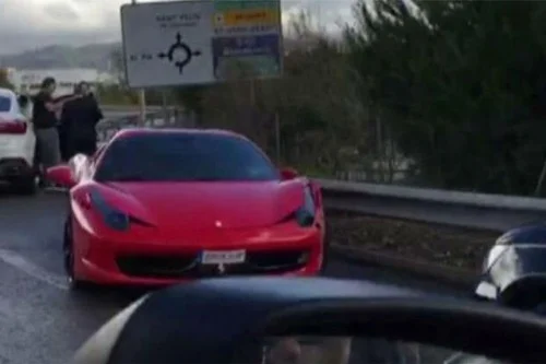 Neymar “Ferrari”si ilə qəzaya düşdü - FOTO 
