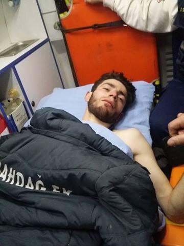 Azərbaycanda oyunda futbolçu huşunu itirdi - FOTO