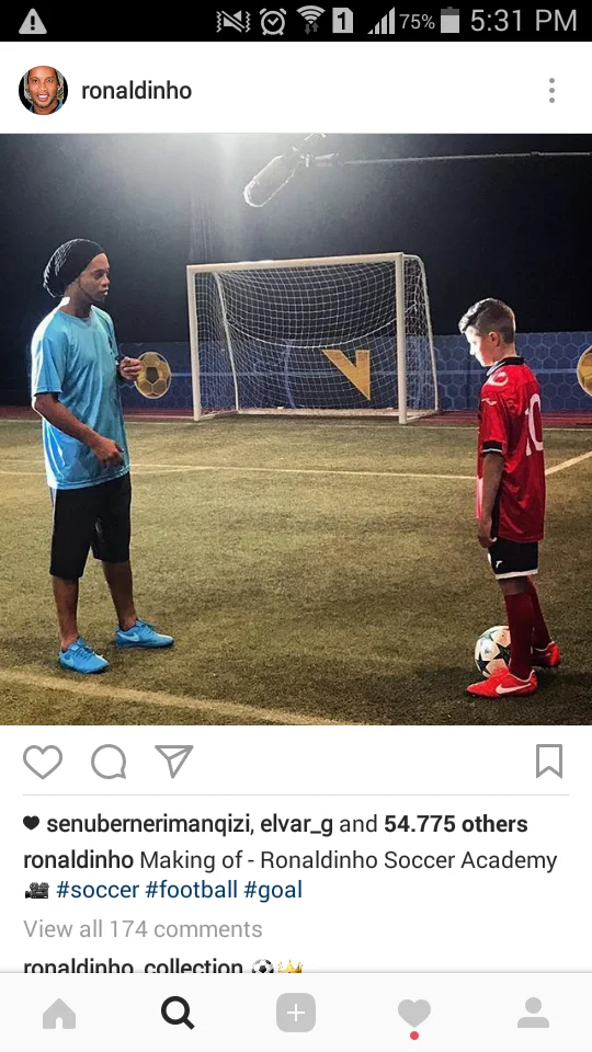 Ronaldinyodan "Qəbələ" paylaşımı - FOTO 