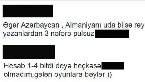 Azərbaycanlı qızdan millimiz üçün əxlaqsız TƏKLİF