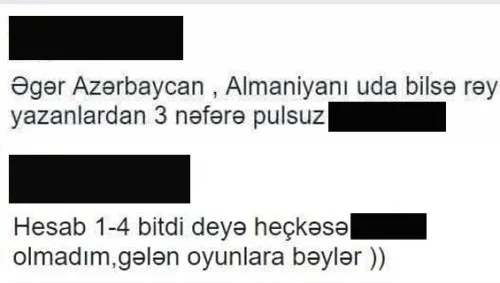 Azərbaycanlı qızdan millimiz üçün əxlaqsız TƏKLİF 