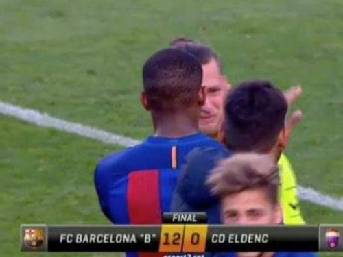"Barselona"ya 0:12 uduzub ağladılar - FOTO/VİDEO