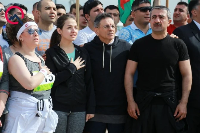 Generallar yürüşdə - FOTOLAR 