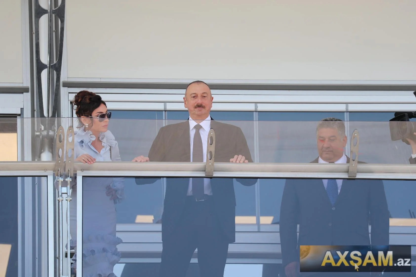 Prezident və ailəsi "Formula 1"in açılış mərasimində - FOTOLAR 