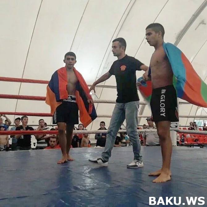 Azərbaycanlı idmançı iki erməniyə qalib gəldi (FOTO/VİDEO) 