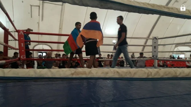 Azərbaycanlı idmançı iki erməniyə qalib gəldi (FOTO/VİDEO) 