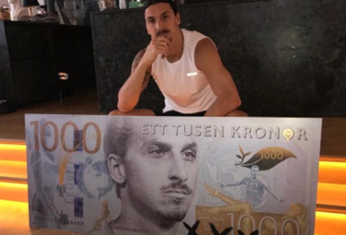 Bu ölkə pulun üzərinə İbrahimoviçin şəklini vurdu - FOTO
