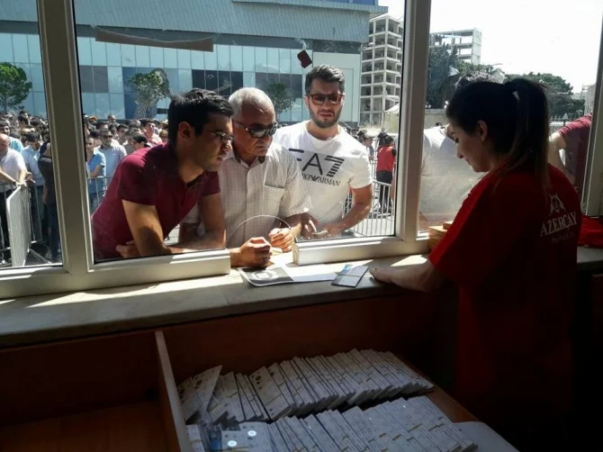 "Qarabağ" "Tofiq Bəhrəmov"da izdiham yaratdı - FOTO/VİDEO 