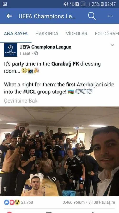 "Qarabağ"ın qələbəsi erməniləri özündən çıxardı - FOTO 