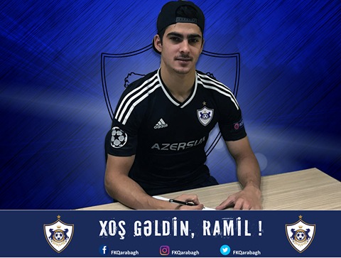 Ramil Şeydayev rəsmən “Qarabağ”da - FOTO