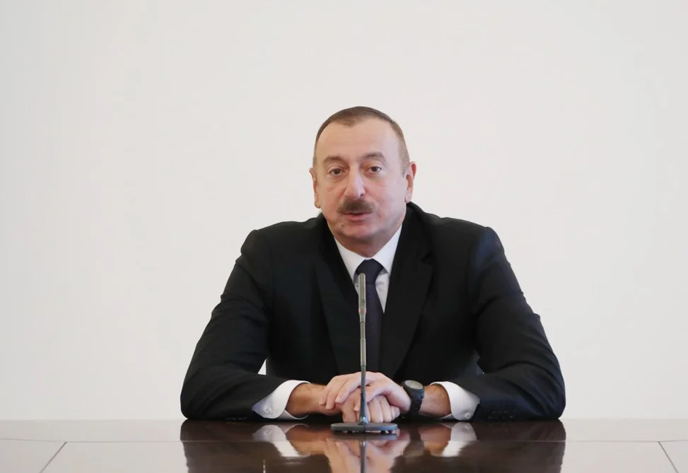 Prezident milli komandanı qəbul etdi - FOTOLAR 