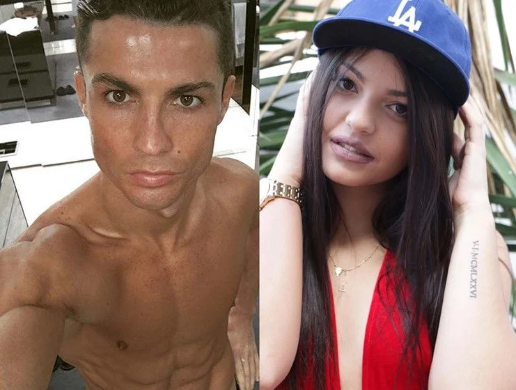 Ronaldo hamilə sevgilisinə bu qızla xəyanət etdi - FOTOLAR 