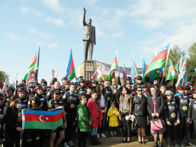 Mədət Quliyev Bakıda veloyürüşə qatıldı - FOTOLAR 