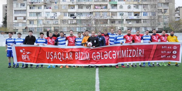 “Bakı Futbol Liqası” xeyriyyə aksiyası keçirdi - FOTOLAR 