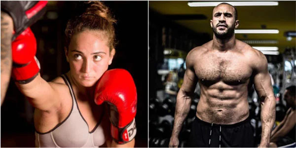 Azərbaycanlı xanım döyüşçü Dubayda Badr Hari ilə görüşdü (FOTOLAR) 
