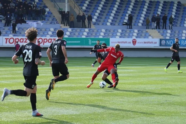 "Keşlə" - "Səbail" oyununda hərəyə bir xal - FOTO/VİDEO 