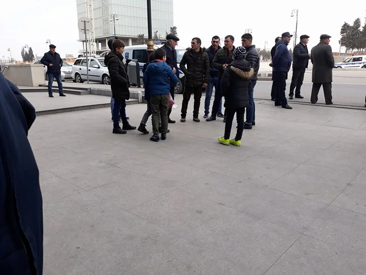 Müəllimlər zorla "Keşlə"nin oyununa gətirilir - FOTOLAR  