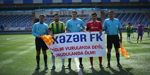 "Xəzər" Aprel şəhidlərini unutmadı - FOTO 