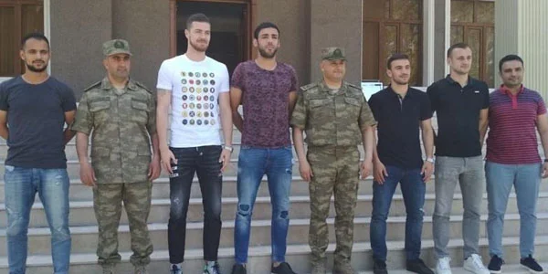 "Qarabağ"ın futbolçuları cəbhə bölgəsində - FOTOLAR 