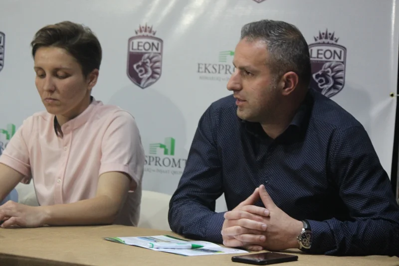 "Leon"un bş məşqçisi: "Milliyə futbolçular yetişdirəcəyik" - FOTOLAR 