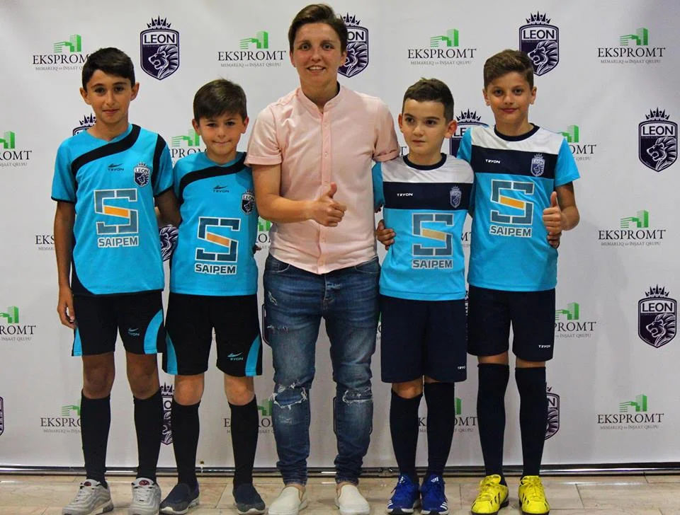 "Leon"un bş məşqçisi: "Milliyə futbolçular yetişdirəcəyik" - FOTOLAR 