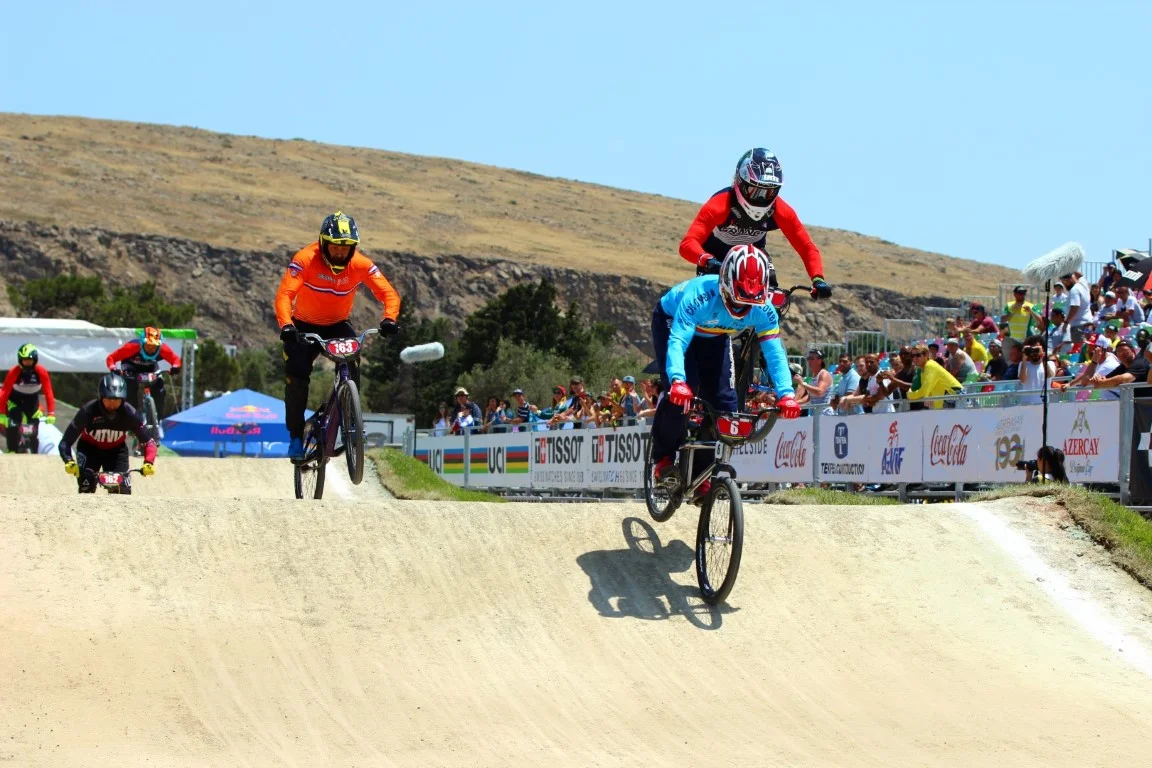 BMX üzrə dünya çempionatının ilk qalibləri müəyyənləşdi - FOTOLAR 
