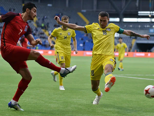 Qazaxıstan - Azərbaycan oyunundan FOTOLAR 
