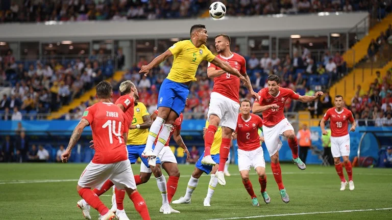 "DÇ-2018": Braziliya - İsveçrə oyunu FOTOLARda 