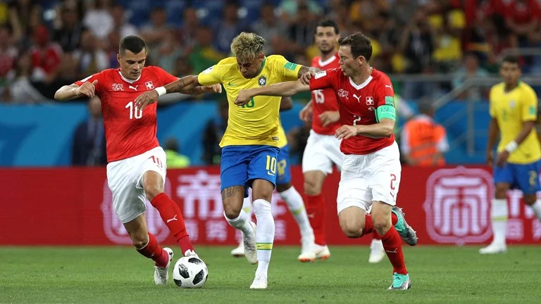 "DÇ-2018": Braziliya - İsveçrə oyunu FOTOLARda 