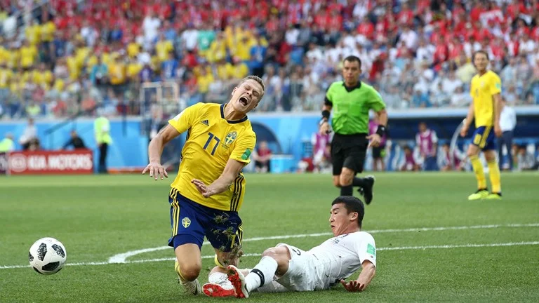 "DÇ-2018": İsveç - Cənubi Koreya oyunu FOTOLARda  