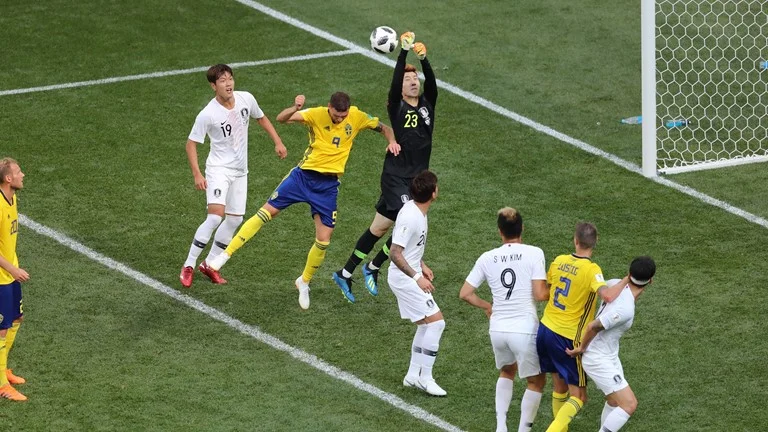 "DÇ-2018": İsveç - Cənubi Koreya oyunu FOTOLARda  