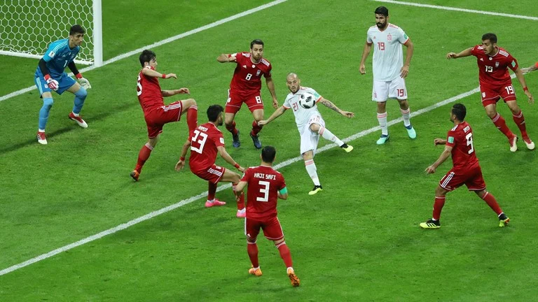"DÇ-2018": İran - İspaniya oyununda nələr baş verdi? - FOTOLAR 