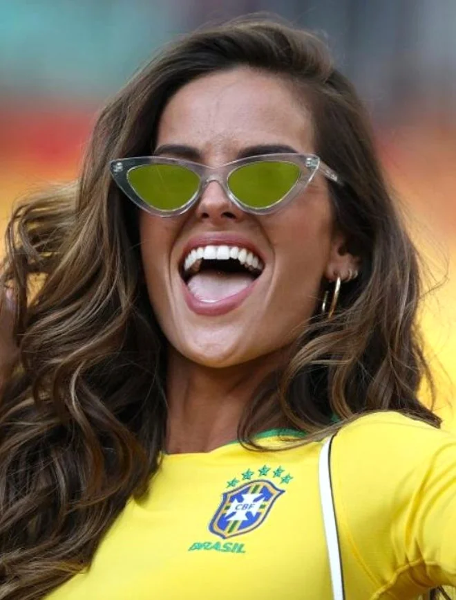 "DÇ-2018": Braziliyalı model mundiala damğa vurdu - FOTOLAR 
