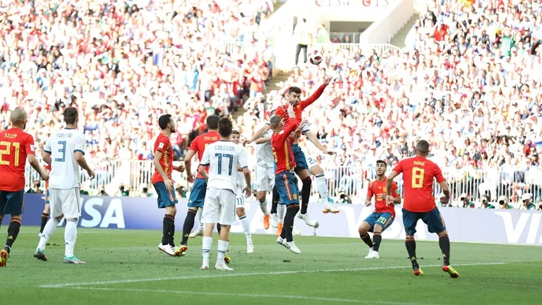 "DÇ-2018": İspaniya - Rusiya oyunundan maraqlı FOTOLAR 