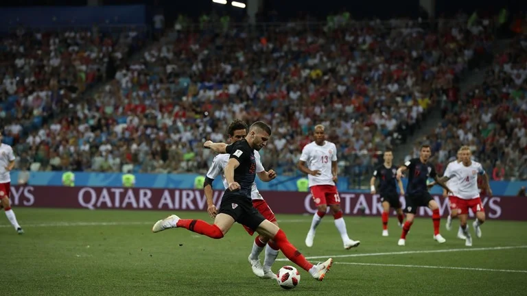 "DÇ-2018": Xorvatiya - Danimarka oyunundan FOTOLAR 