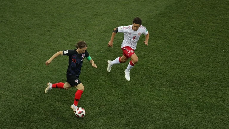 "DÇ-2018": Xorvatiya - Danimarka oyunundan FOTOLAR 